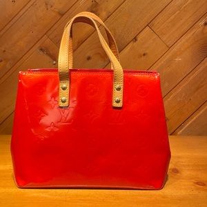 LV Vernis Red Reade PM Tote